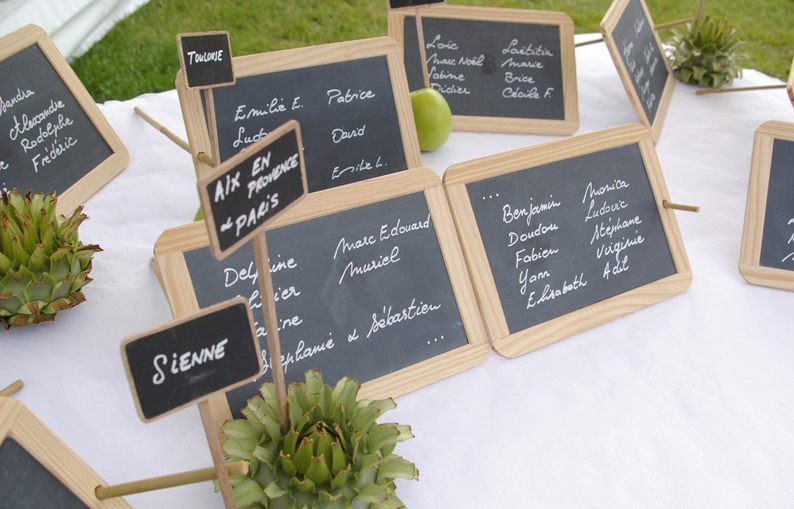 Mariage-plan de table