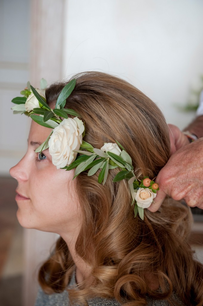 Couronne de fleurs