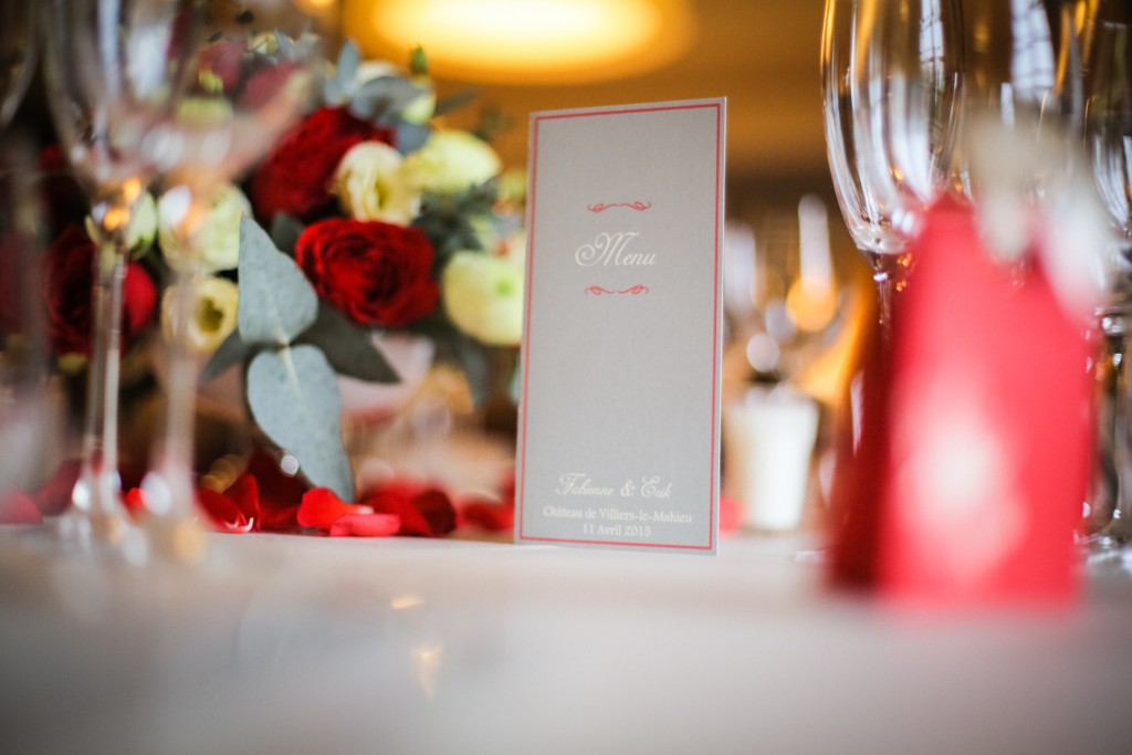 menu mariage, wedding planner paris