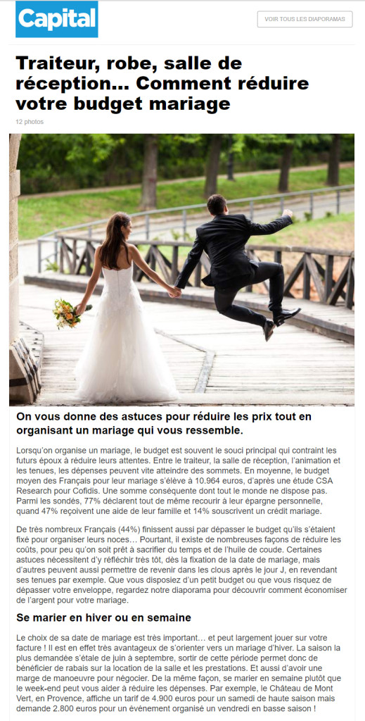 com'une orchidée wedding planner, revue de presse com'une orchidée