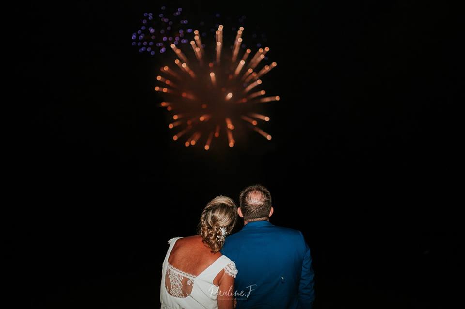 feu d'artifice, surprise mariage