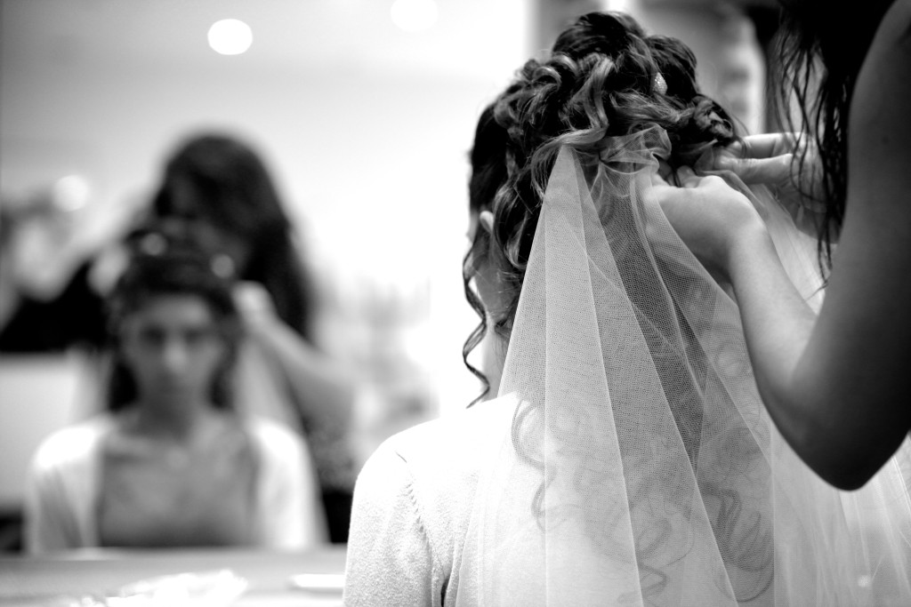 coiffure de la mariée, mise en beauté mariée